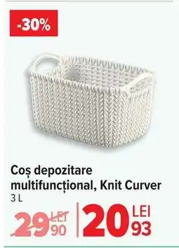 Carrefour Coș depozitare multifuncțional, Knit Curver Ofertă