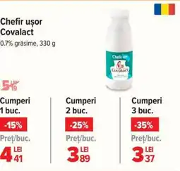 Carrefour Chefir ușor Covalact Ofertă