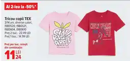 Carrefour Tricou copii TEX Ofertă