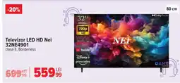 Carrefour Televizor LED HD Nei 32NE4901 Ofertă