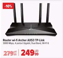 Carrefour Router wi-fi Archer AX53 TP-Link Ofertă