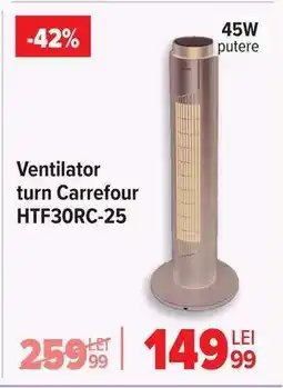 Carrefour Ventilator turn Carrefour HTF30RC-25 Ofertă