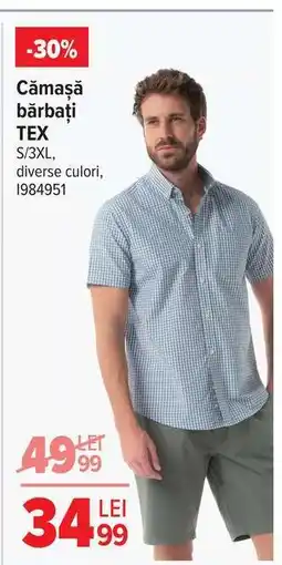 Carrefour Cămașă bărbați TEX Ofertă