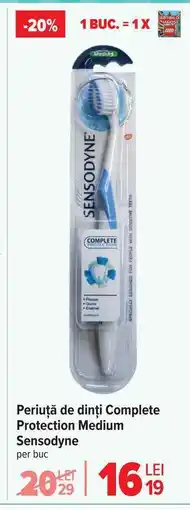 Carrefour Periuță de dinți Complete Protection Medium Sensodyne Ofertă