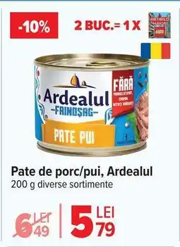 Carrefour Pate de porc/pui, Ardealul Ofertă