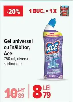 Carrefour Gel universal cu înălbitor Ace Ofertă