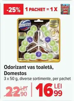 Carrefour Odorizant vas toaletă, Domestos Ofertă