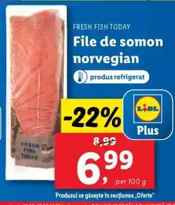 Lidl File de somon norvegian Ofertă