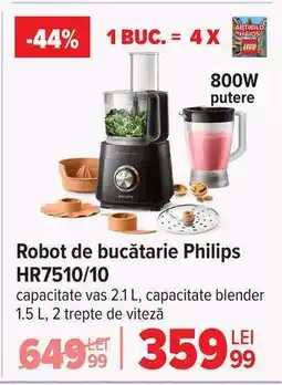 Carrefour Robot de bucătărie Philips HR7510/10 Ofertă