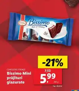 Lidl Bissimo Mini prăjituri glazurate Ofertă