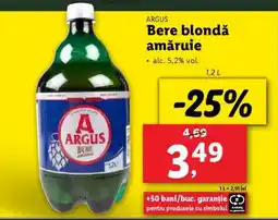 Lidl Bere blondă amăruie Argus Ofertă