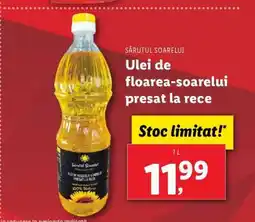 Lidl Ulei de floarea-soarelui presat la rece Ofertă