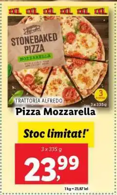 Lidl Pizza Mozzarella Ofertă