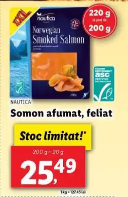 Lidl Somon afumat, feliat Ofertă