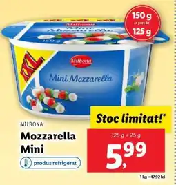 Lidl Mozzarella mini Ofertă