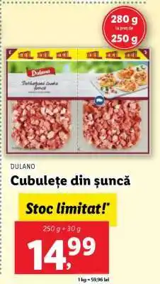 Lidl Cubulețe din șuncă Ofertă