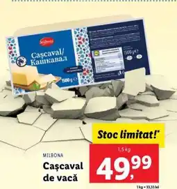 Lidl Cașcaval de vacă Ofertă