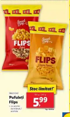 Lidl Pufuleți Flips Ofertă