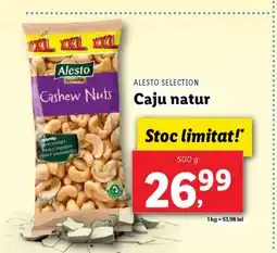 Lidl Caju natur Ofertă