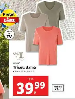 Lidl Tricou damă Ofertă