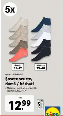Lidl Șosete scurte, damă / bărbați Ofertă