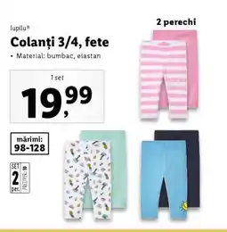 Lidl Colanți 3/4, fete Ofertă