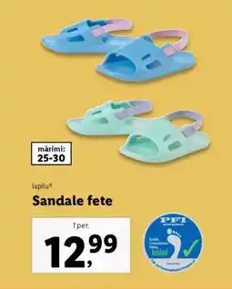 Lidl Sandale fete Ofertă