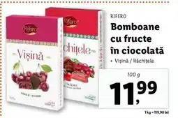 Lidl RIFERO Bomboane cu fructe în ciocolată Ofertă