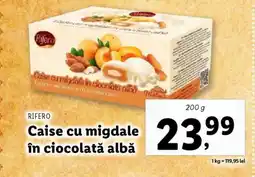 Lidl Caise cu migdale în ciocolată albă Ofertă
