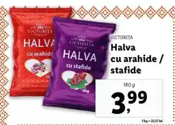 Lidl Halva cu arahide / stafide Ofertă