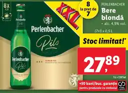 Lidl PERLENBACHER Bere blondǎ Ofertă