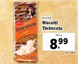 Lidl Biscuiți Țărăncuta Ofertă
