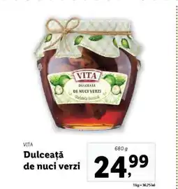 Lidl Dulceață de nuci verzi Ofertă