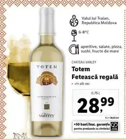 Lidl Totem Fetească regală Ofertă