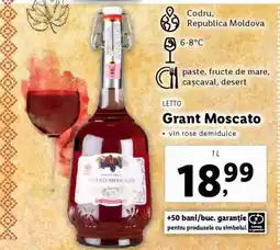 Lidl Grant Moscato Ofertă