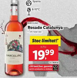 Lidl BARCELINO Rosado Catalunya Ofertă