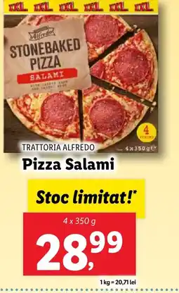 Lidl TRATTORIA ALFREDO Pizza Salami Ofertă