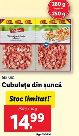 Lidl DULANO Cubuleţe din şuncă Ofertă