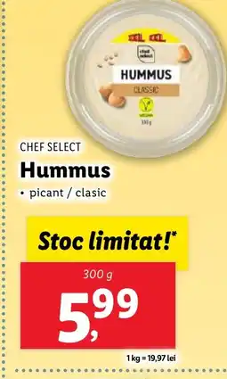 Lidl CHEF SELECT Hummus Ofertă