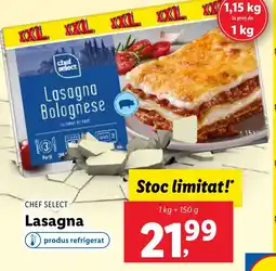 Lidl CHEF SELECT Lasagna Ofertă