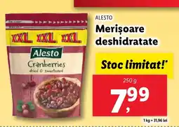 Lidl ALESTO Merişoare deshidratate Ofertă