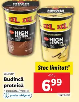 Lidl MILBONA Budincă proteicǎ Ofertă