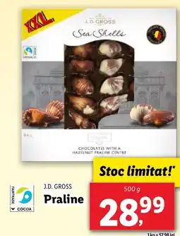 Lidl J.D. GROSS Praline Ofertă