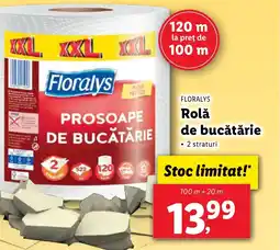 Lidl FLORALYS Rolǎ de bucătărie Ofertă