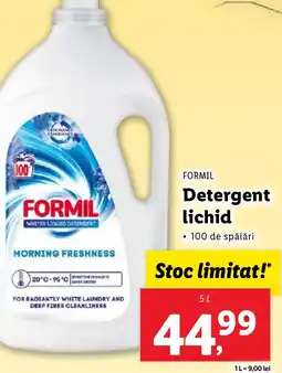 Lidl FORMIL Detergent lichid Ofertă