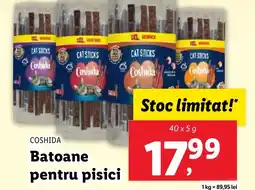 Lidl COSHIDA Batoane pentru pisici Ofertă