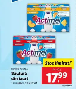 Lidl DANONE Actimel Băutură din iaurt Ofertă