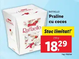 Lidl RAFFAELLO Praline cu cocos Ofertă