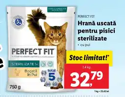 Lidl PERFECT FIT Hrană uscată pentru pisici sterilizate Ofertă