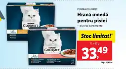 Lidl PURINA Gourmet Hrană umedă pentru pisici Ofertă